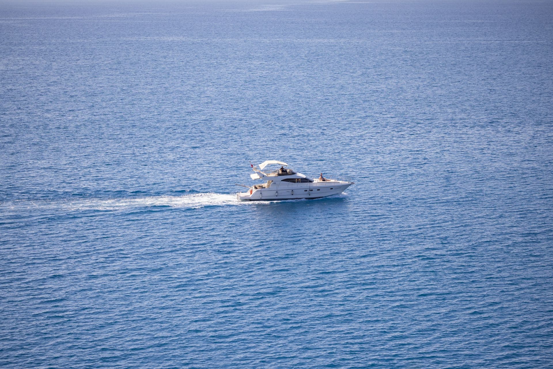 A freshly detailed yacht
